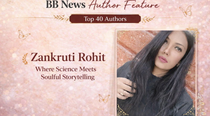 ✨ Author Feature: Zankruti Rohit — Where Science Meets Soulful Storytelling ✨