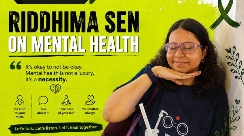 Riddhima Sen On Mental Health