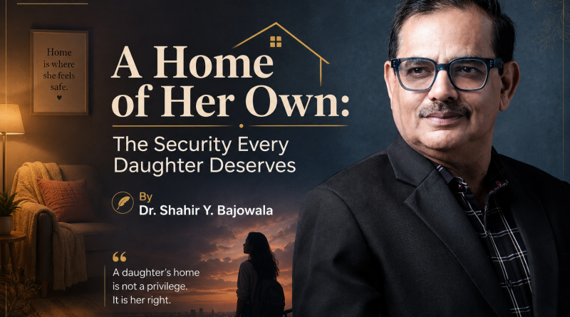 “A Home of Her Own: The Security Every Daughter Deserves” By Dr. Shahir Y. Bajowala