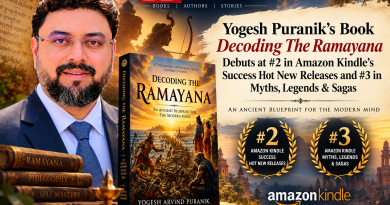 Yogesh Puranik’s Book Decoding The Ramayana Debuts at #2 in Amazon Kindle’s Success Hot New Releases and #3 in Myths, Legends & Sagas