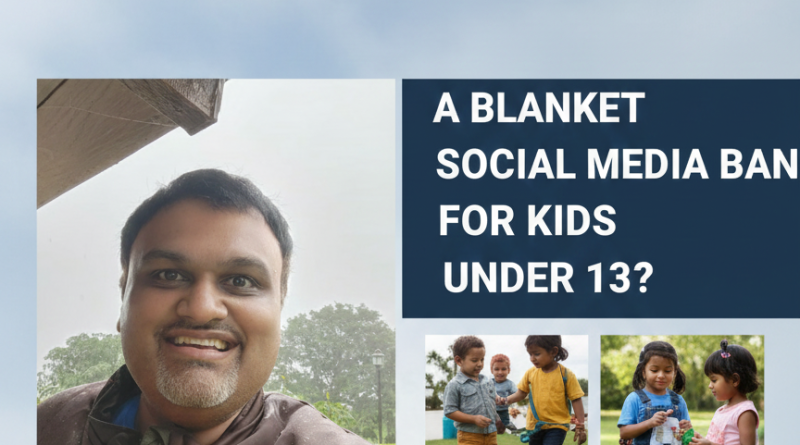 A Blanket Social Media Ban of Kids Under 13?