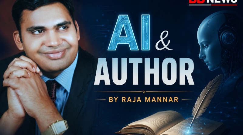AI and author: AS AN AUTHOR by Raja Mannar