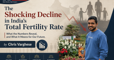 The Shocking Decline in India’s Total Fertility Rate by Chris Varghese