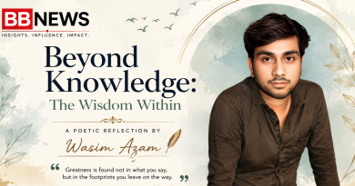 Beyond Knowledge: The Wisdom Within — A Poetic Reflection by Wasim Azam
