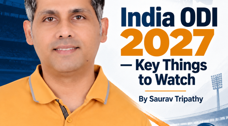 India ODI 2027 — Key Things to Watch by Saurav Tripathy